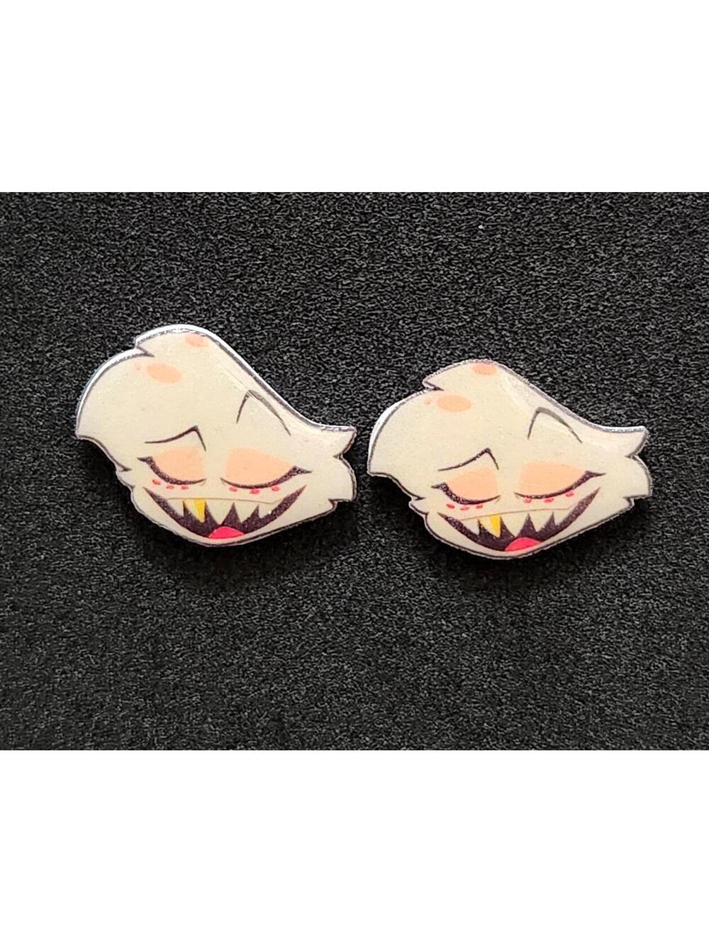Angel Dust earrings  - Hazbin Hotel